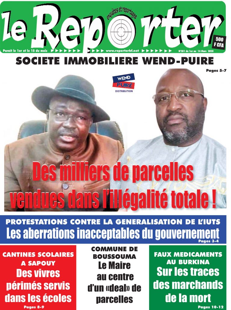 Une du 1er au 14 Mars 2020