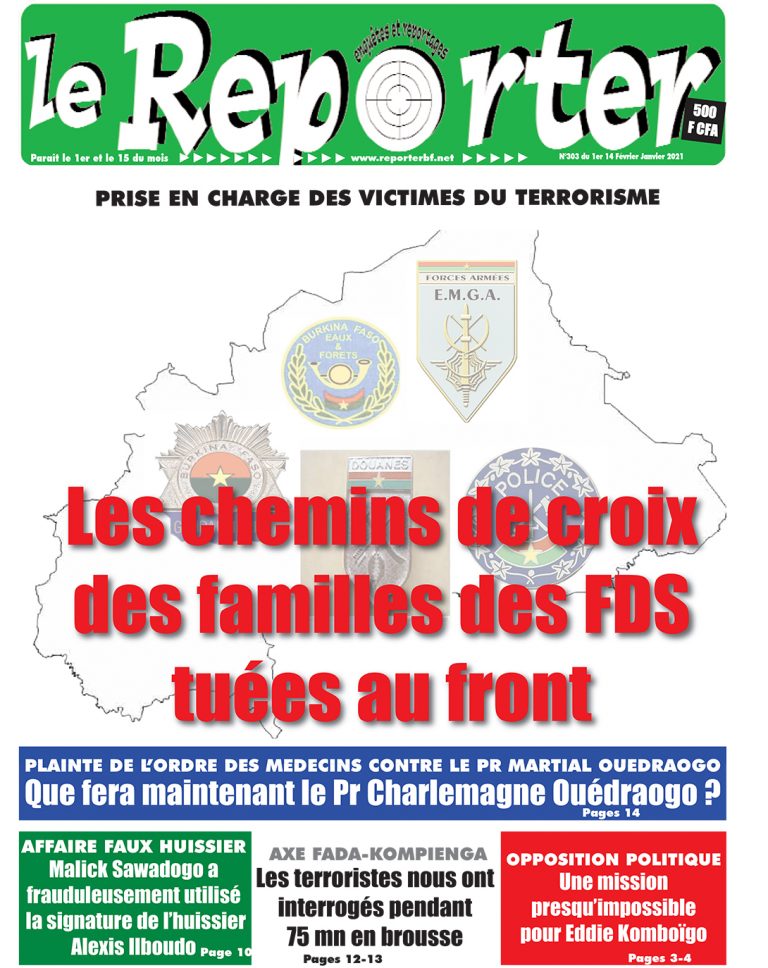 Une du 1er au 14 Février 2021