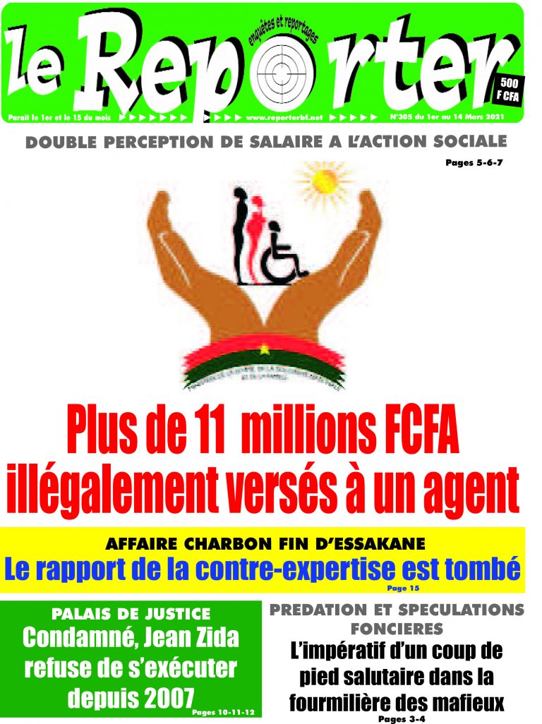 Une du 1er au 14 Mars 2021