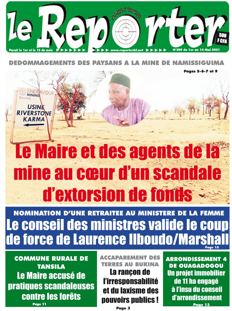 Une du 1er au 14 Mai 2021