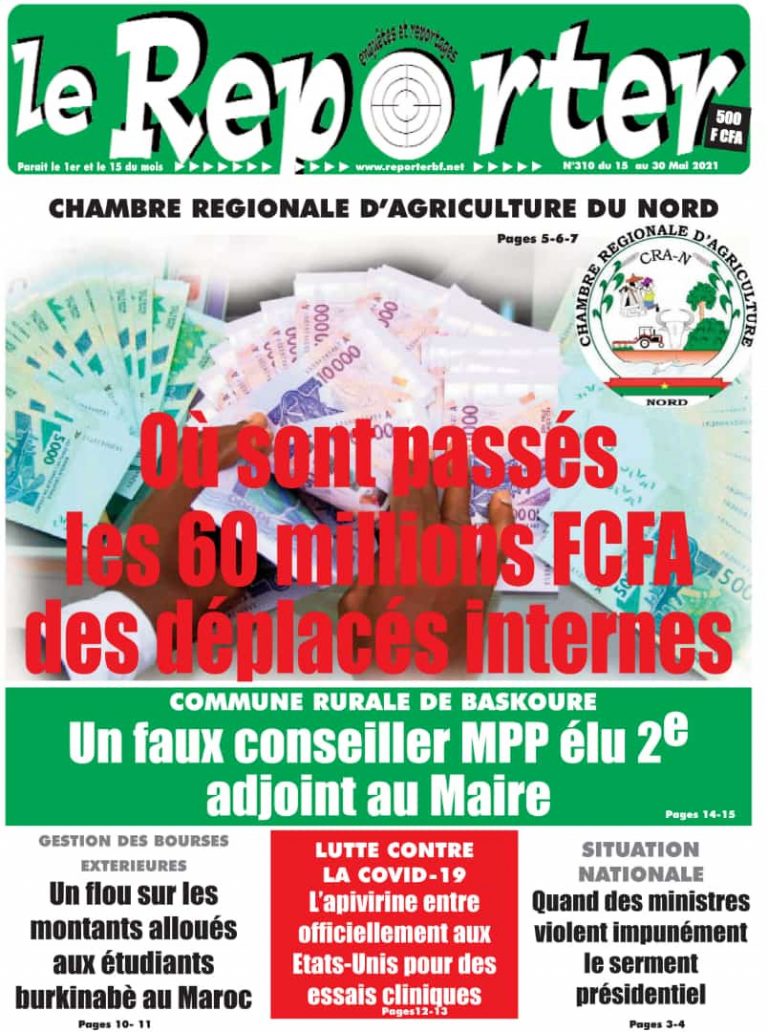 Une du 15 au 30 Mai 2021