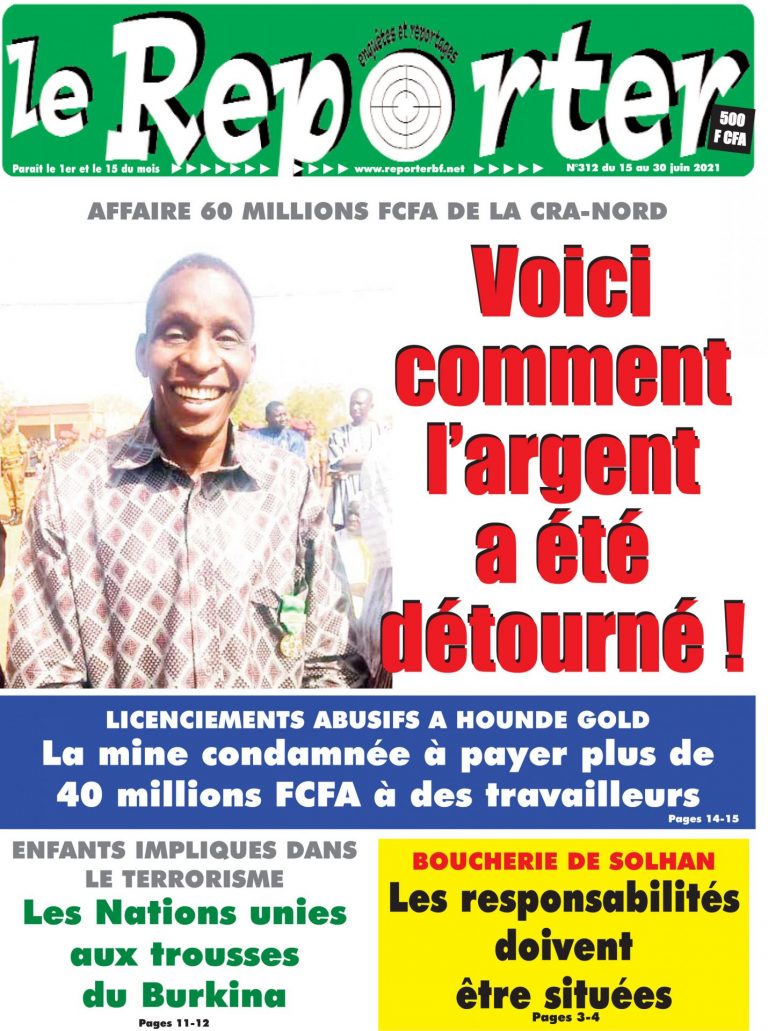 Une du 15 au 30 Juin 2021