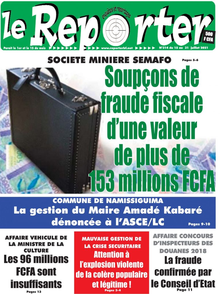 Une du 15 au 31 Juillet 2021