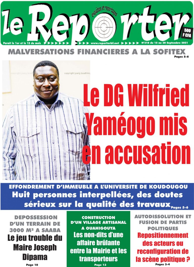 Une du 15 au 30 Septembre 2021