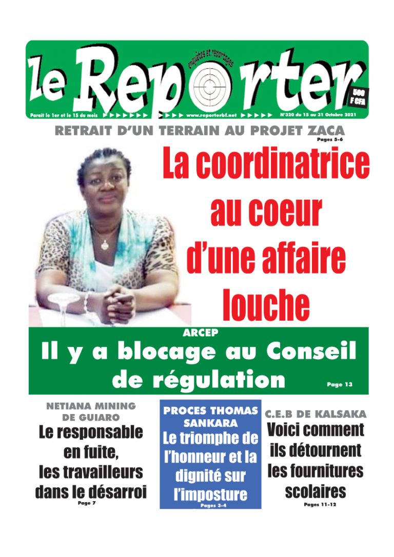 Une du 15 au 31 Octobre 2021