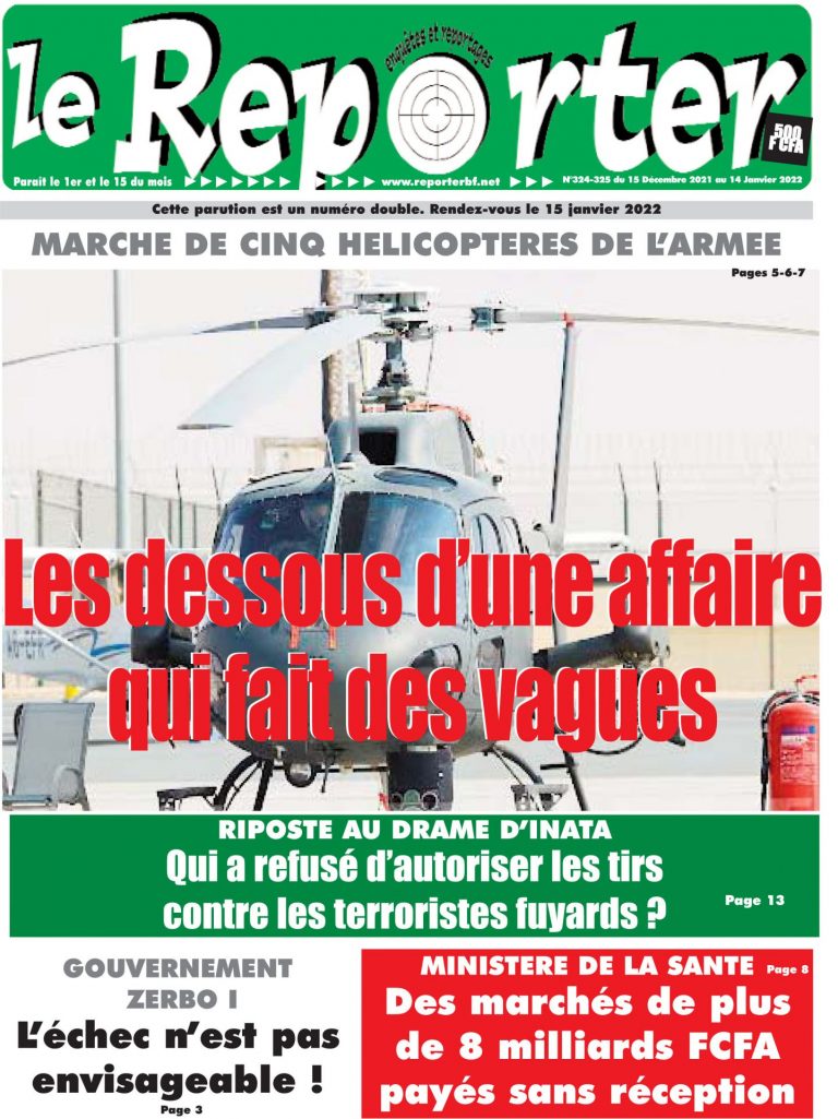 Une du 15 décembre 2021