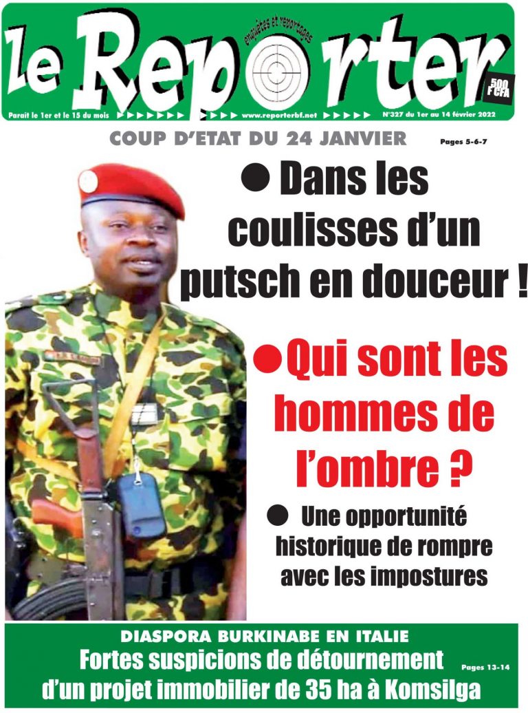 Une du 1er Février 2022