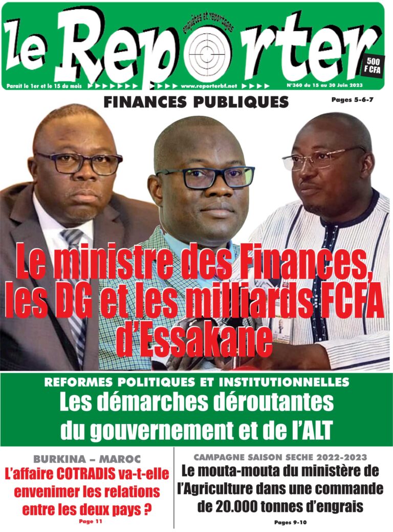 La Une du 15 juin 2023