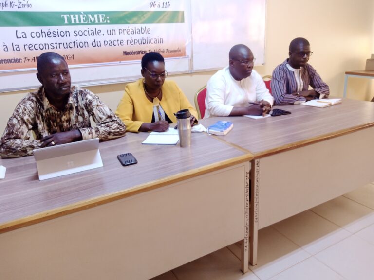 COHESION SOCIALE ET RECONSTRUCTION DU PACTE REPUBLICAIN : ARGA/Burkina pose le débat