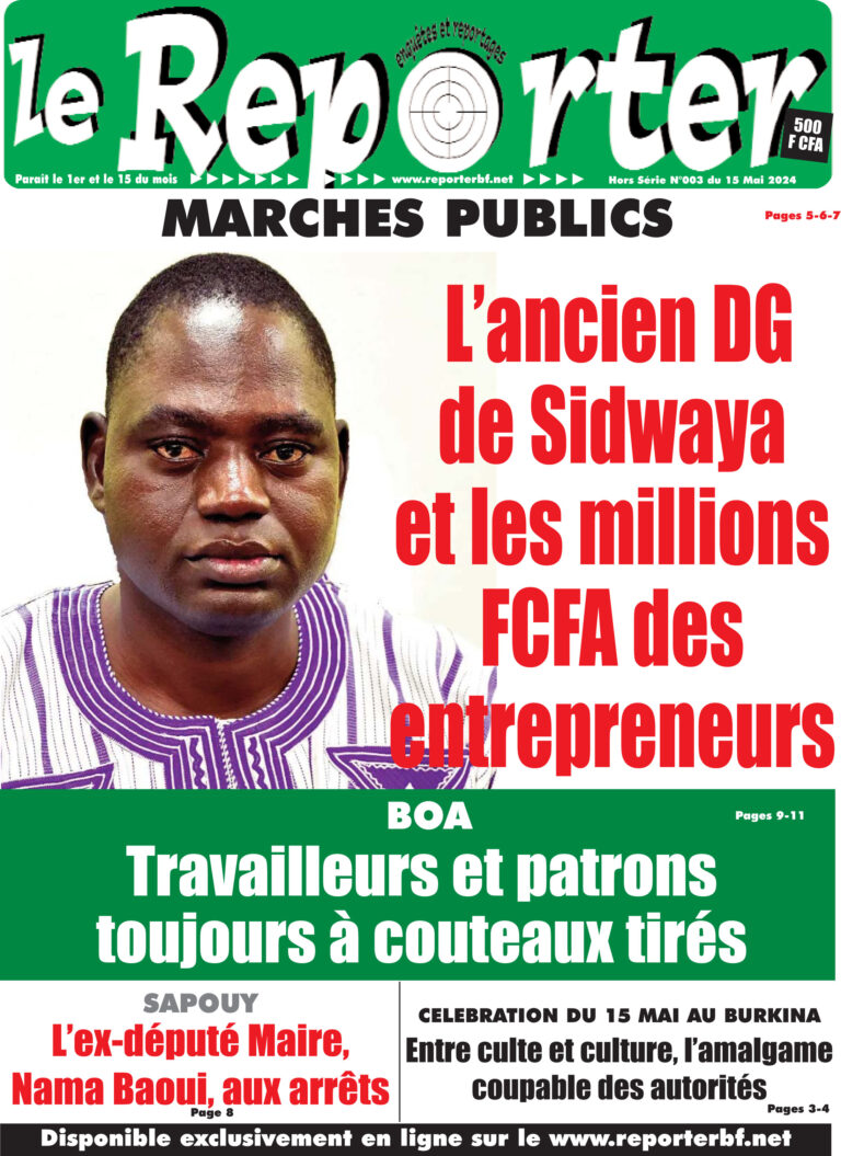 La Une Hors-Série n°003 du 15 mai 2024