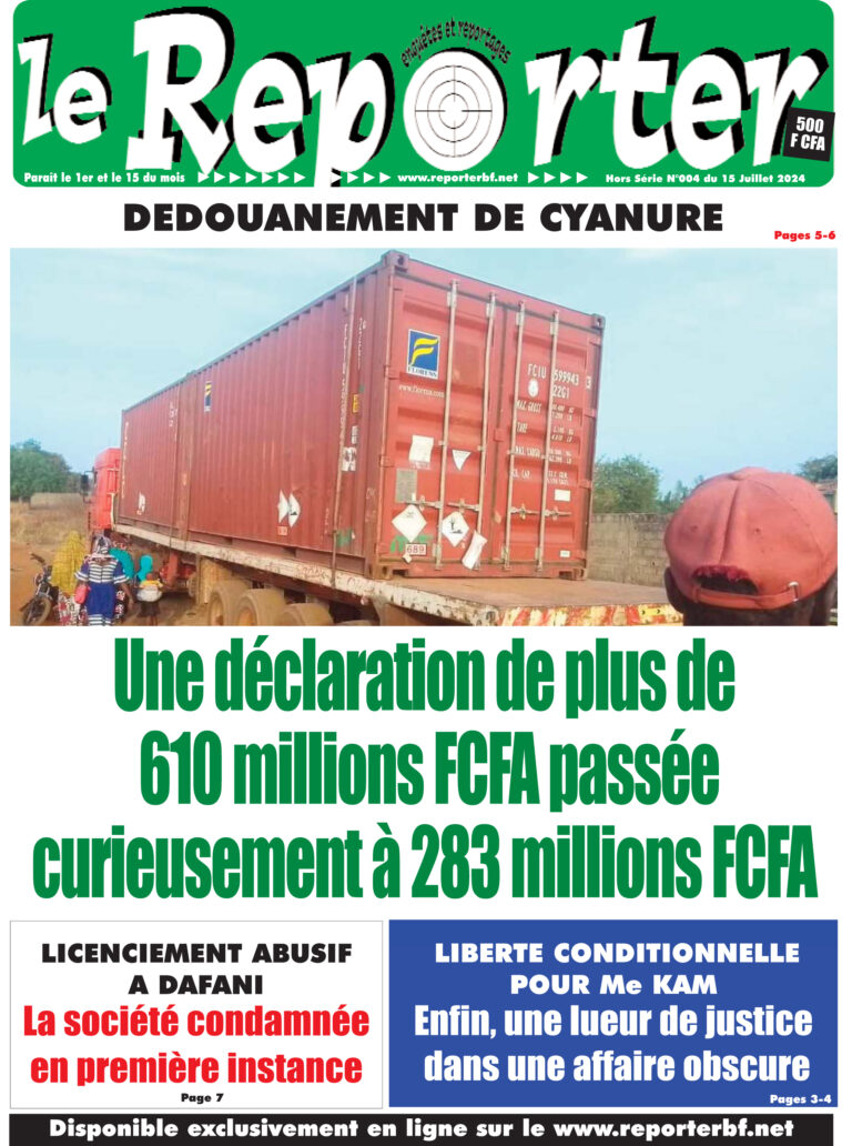 La Une Hors-Série 004 du 15 juillet 2024