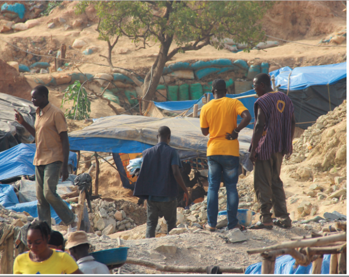 Légende 2 – Aucune donnée de la fraude au commerce de l’or n’a été enregistrée dans des régions comme le Nord, Sahel (DR)